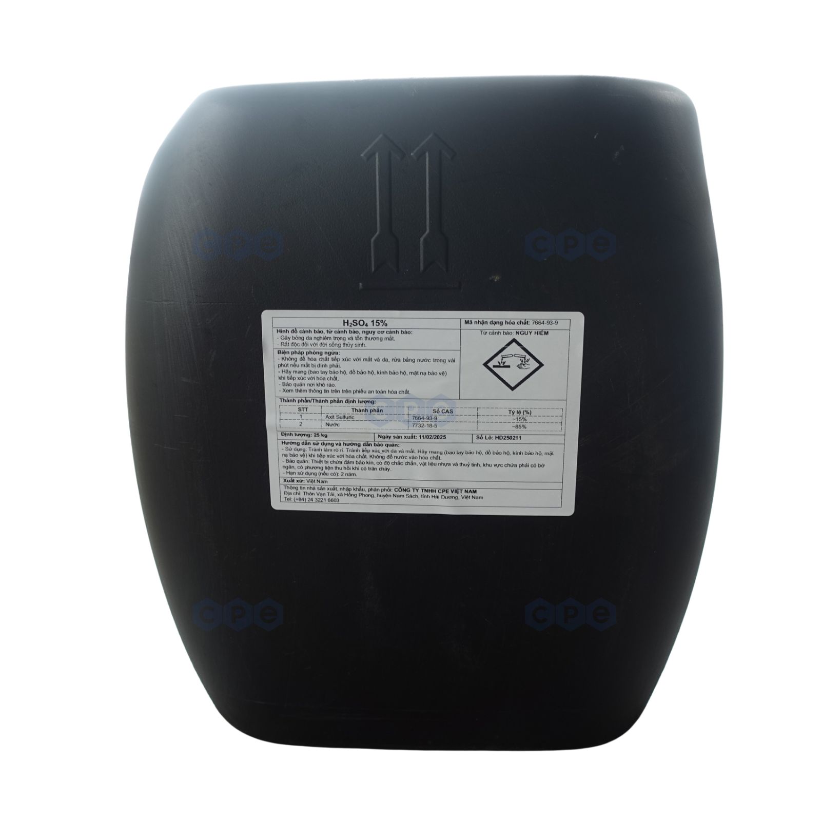 Axit Sunfuric 15% 32% (H₂SO₄ 15% 32%)