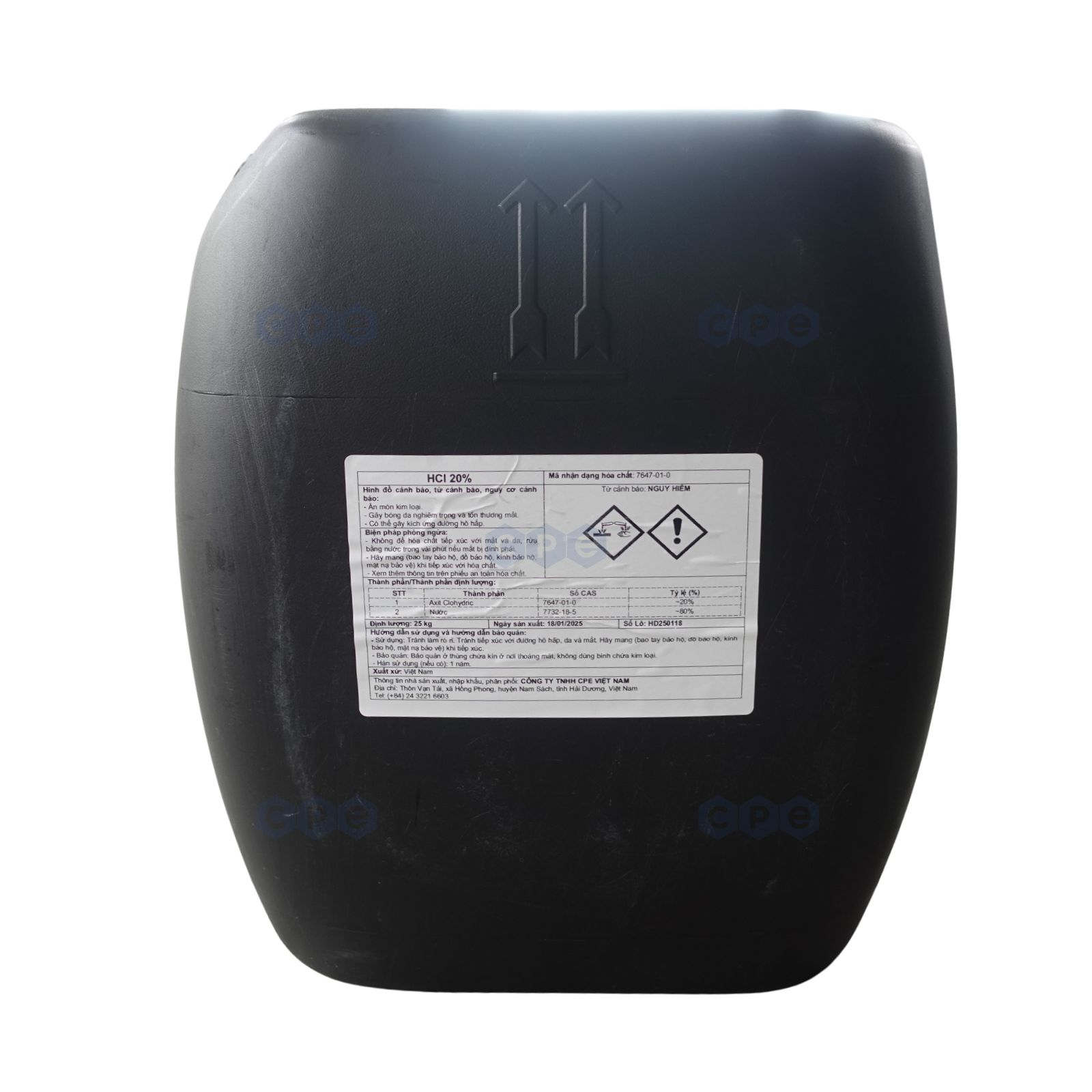 Acid Chlohydric HCl 20%, 30-35%